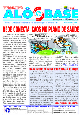 REDE CONECTA: CAOS NO PLANO DE SAÚDE